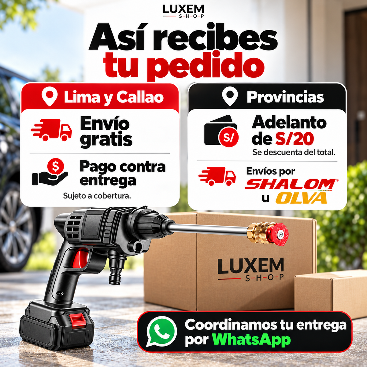 Hidrolavadora Potencia Extrema 320V: ¡Limpieza que Sorprende!