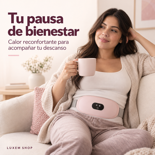 Cinturón Térmico Anticólicos Menstruales Recargable