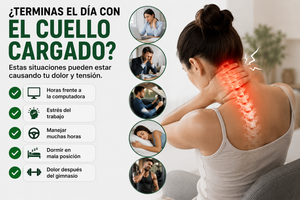 Masajeador de Cuello Premium 360° con Calor Relajante