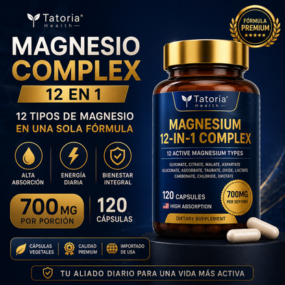 💙 MAGNESIO COMPLEX 12 EN 1 PREMIUM