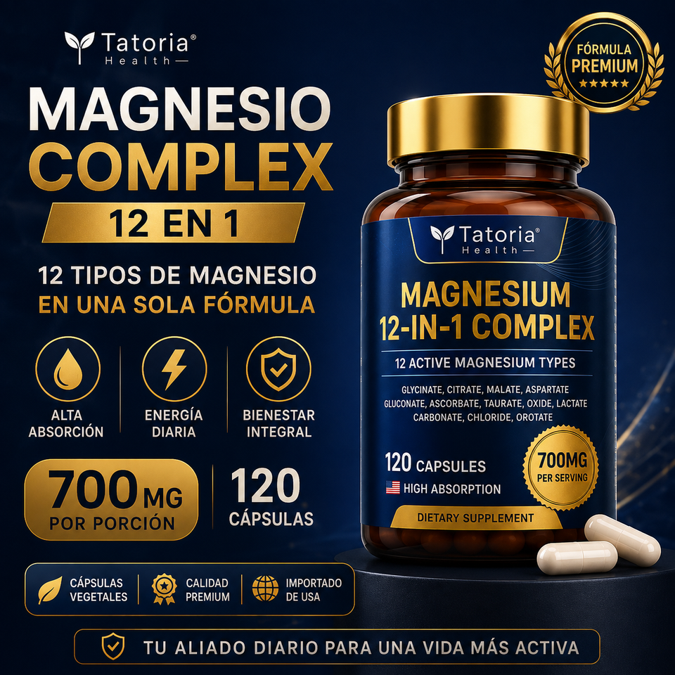 💙 MAGNESIO COMPLEX 12 EN 1 PREMIUM