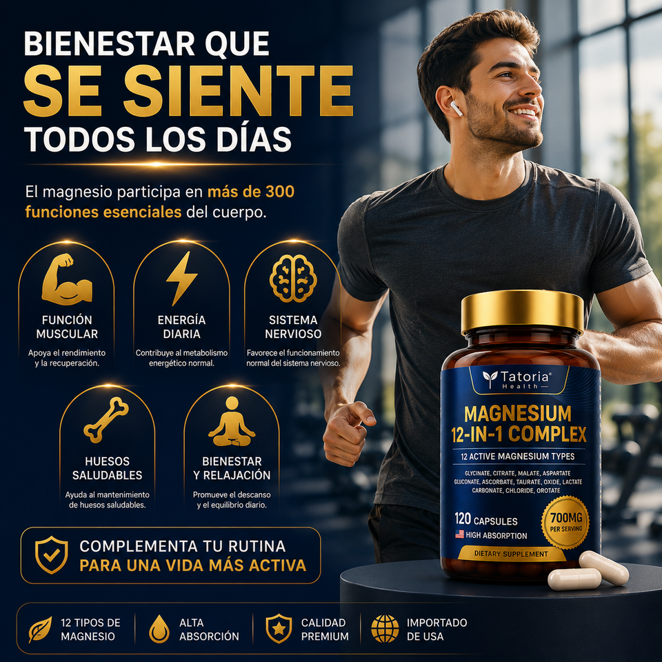 💙 MAGNESIO COMPLEX 12 EN 1 PREMIUM