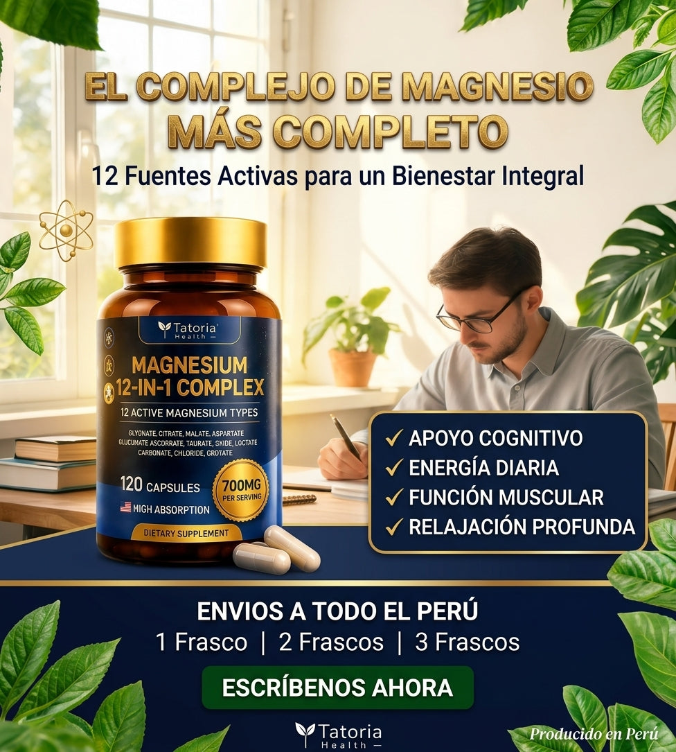 💙 MAGNESIO COMPLEX 12 EN 1 PREMIUM
