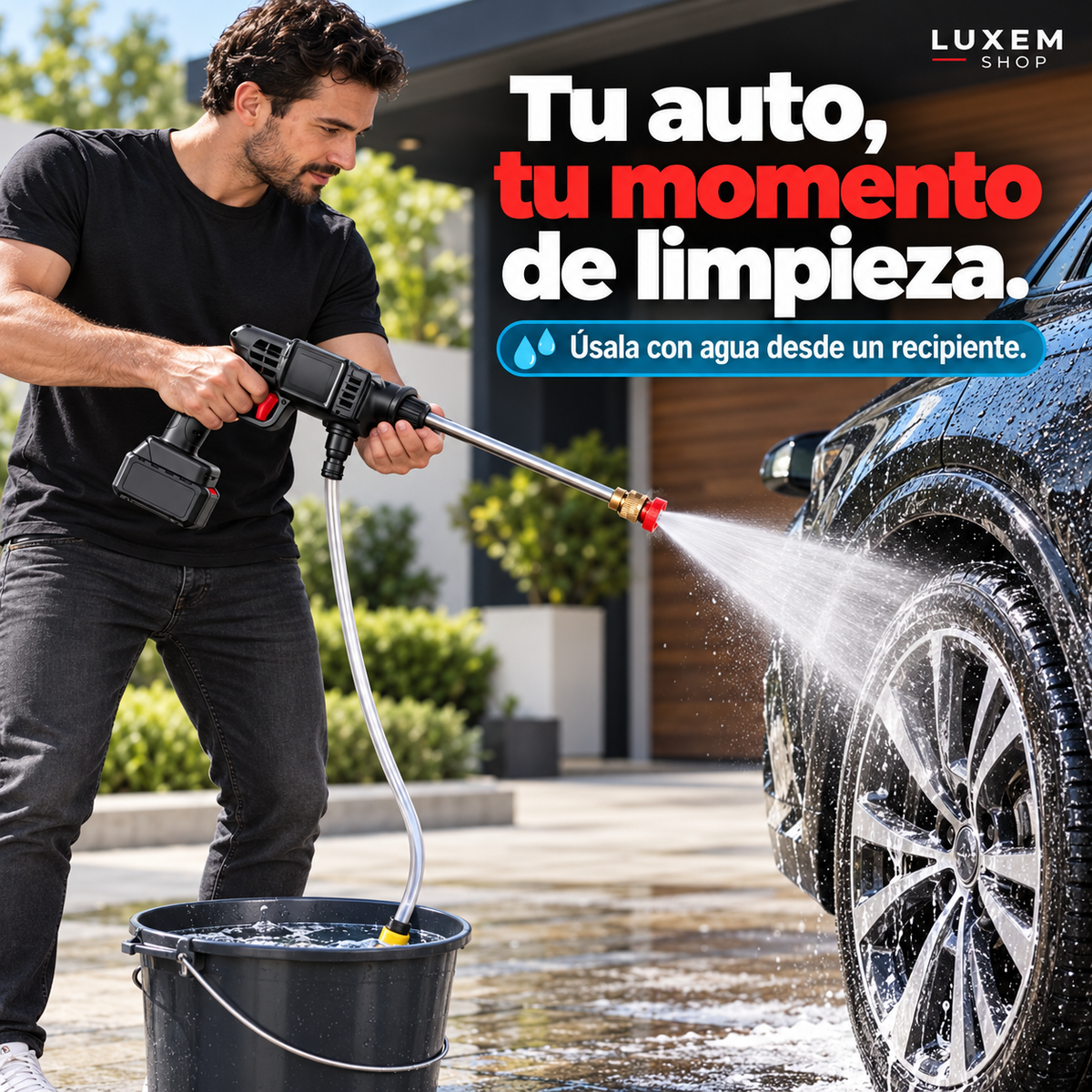 Hidrolavadora Potencia Extrema 320V: ¡Limpieza que Sorprende!