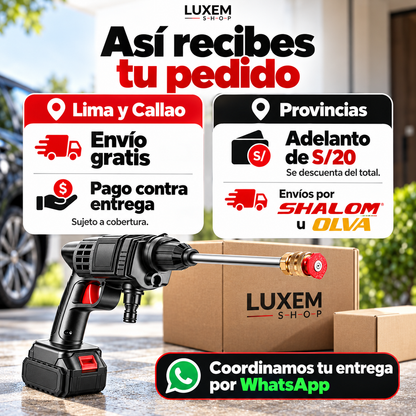 Hidrolavadora Potencia Extrema 320V: ¡Limpieza que Sorprende!