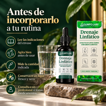 🌿 Drenaje Linfático — Complemento Alimenticio Líquido  60 ml