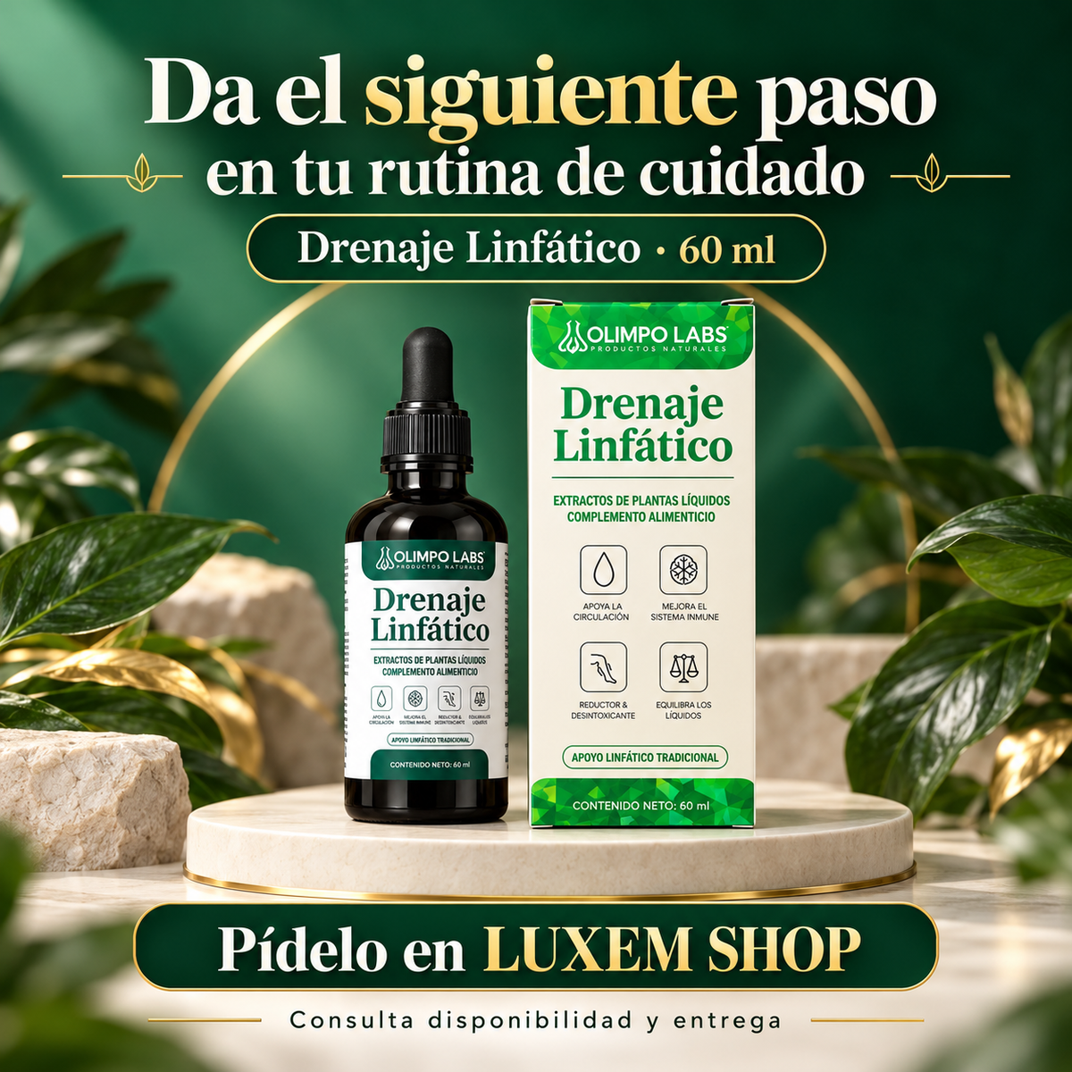 🌿 Drenaje Linfático — Complemento Alimenticio Líquido  60 ml
