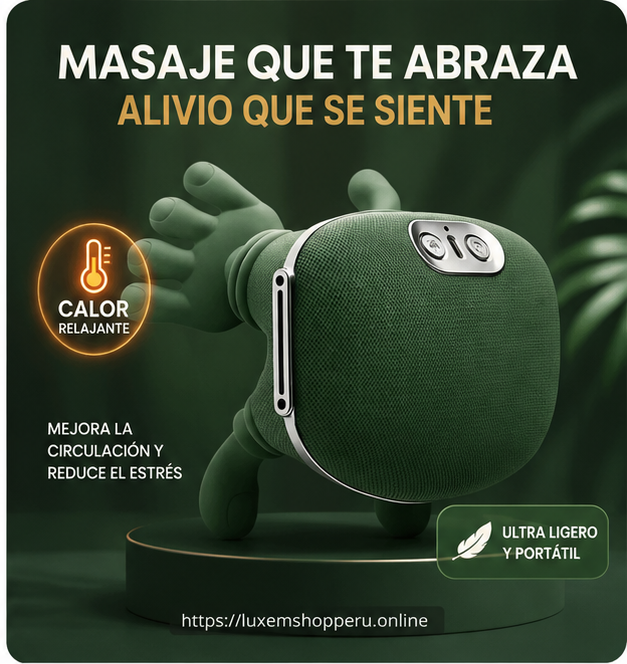 Masajeador de Cuello Premium con Calor Relajante